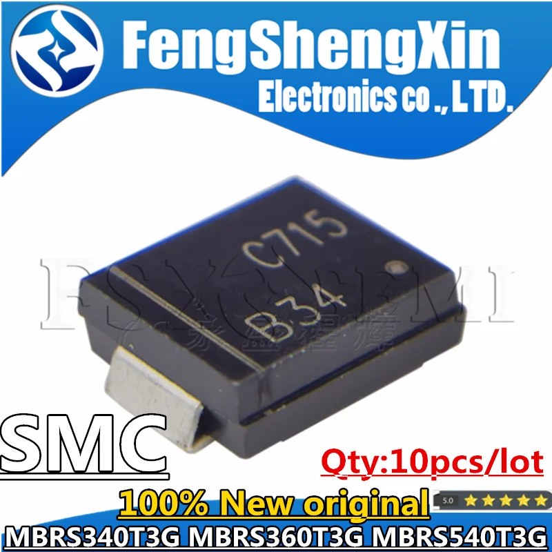 10Pcs Mbrs340T3G Mb…
