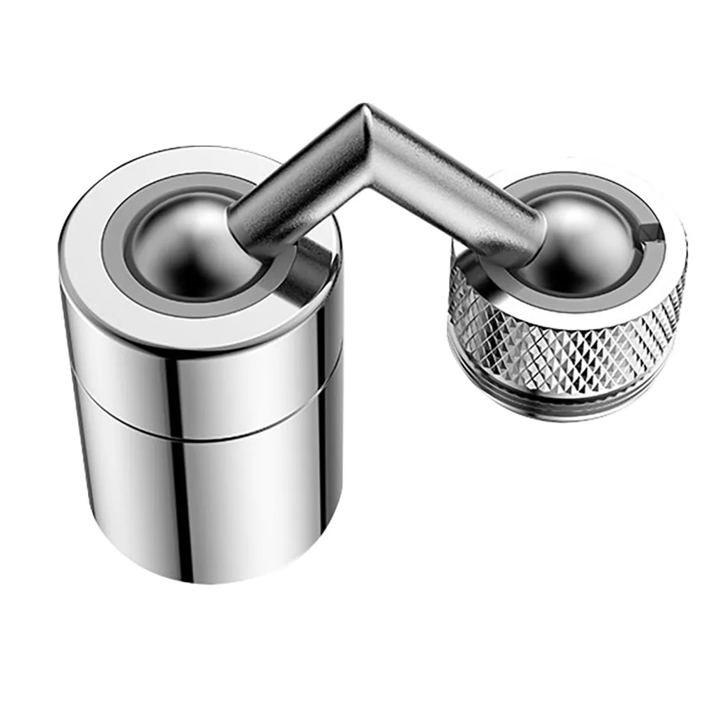 

Вращающийся на 720 градусов кран для кухни и прачечной, регулируемый, с защитой от брызг, металлический, тип 1