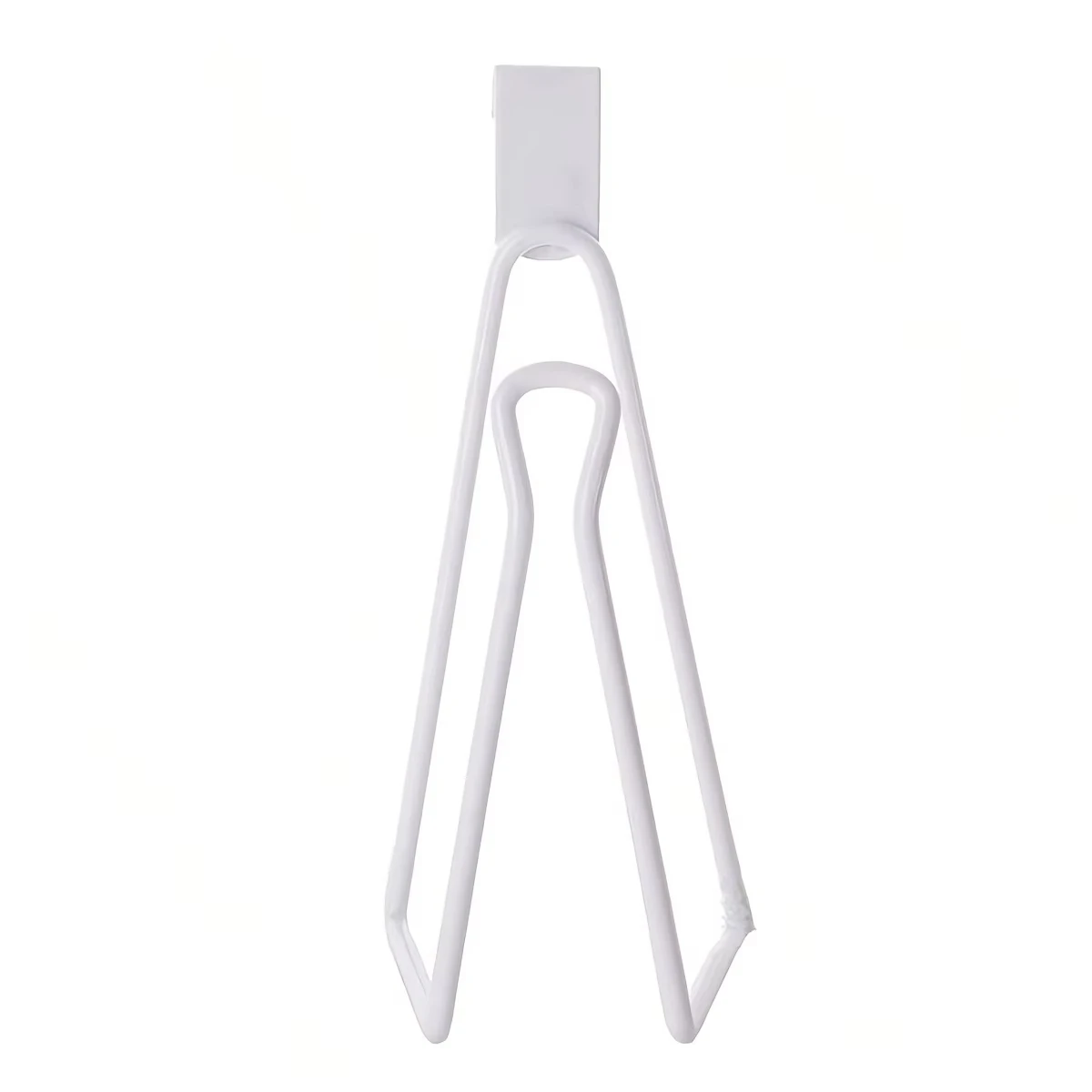 حامل ورق المرحاض - شماعة مناديل الحمام سهلة التركيب على الحائط مع لمسة نهائية مطلية لتوفير المساحة بدون مثقاب - علي #2