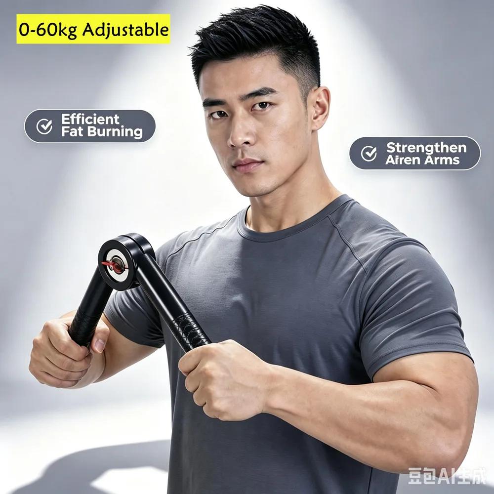 0-60kg Free Adjustable Dual Directional Arm Strengthener Chest Muscle Trainer Lats Grip Armwrestling Aluminum Alloy Mute Gripper