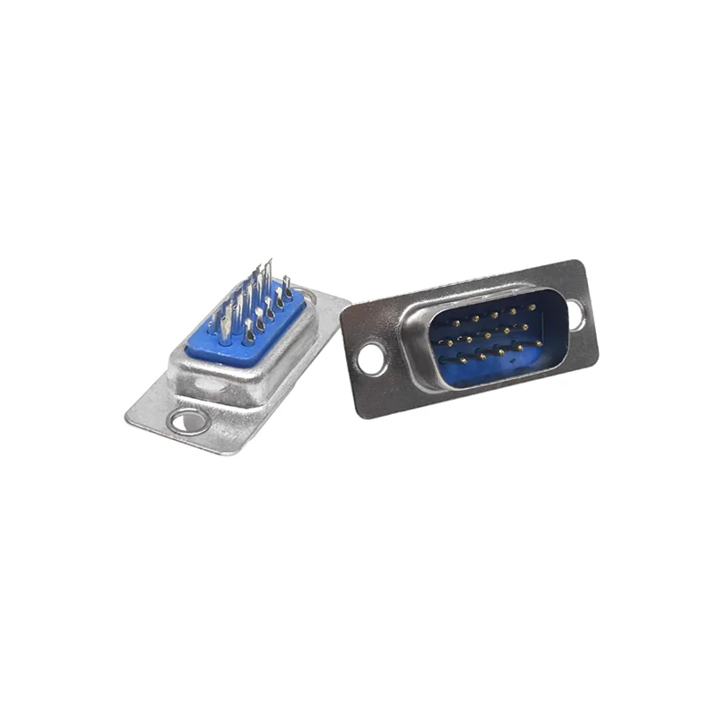 

5PCS DB15 male and female connectors, 3-row 15 pin VGA socket connector