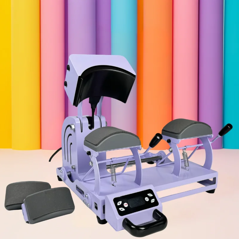 

Factory Hat Press Machine With Four Memory Setting for Time and Temperature Includes Two Mats 9.5CM*16CM