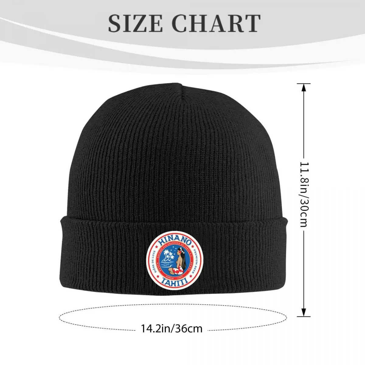 Hinano Tahiti Beer Logo Hats Autumn Winter Beanies Warm Caps Unisex Skullcap