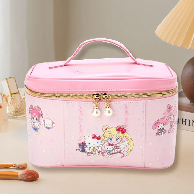 2026 Sailor Moons Praktische Kosmetiktasche Mädchen Niedliche Rosa Aufbewahrungstaschen Damen Kreative Trendige Muschel-Schmucktasche Geburtstagsgeschenk