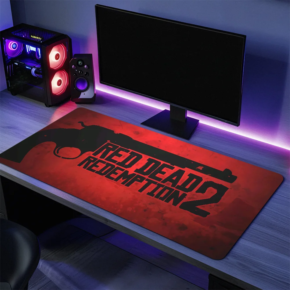 Alas Mouse Game Red Dead Redem - Desk Setup Red ulasan dan harga