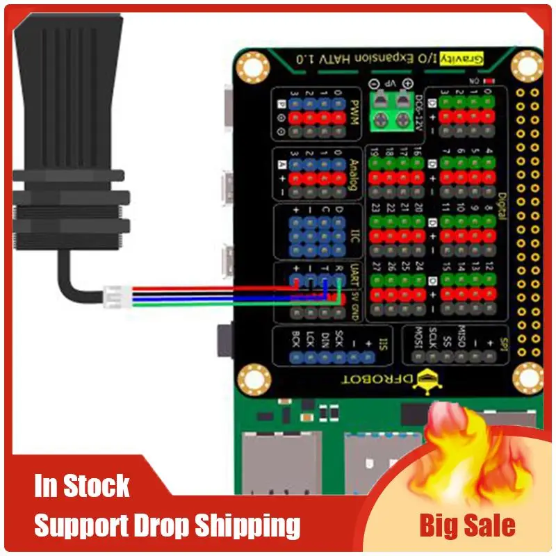 Topdeals 1 STKS Hoge nauwkeurigheid waterdichte sensor Ultrasone afstandssensor voor Arduino-sensor (UART)