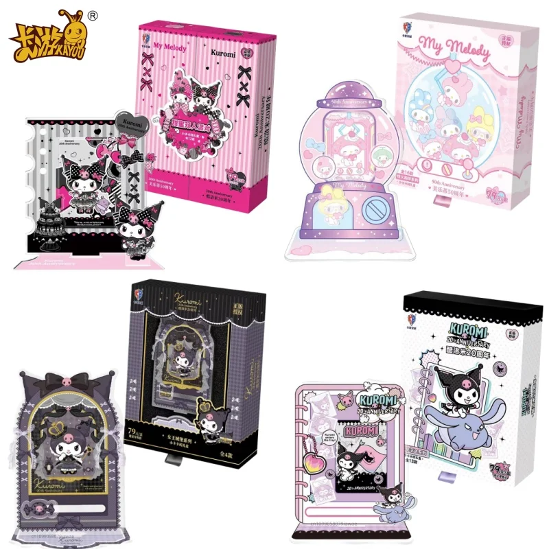 

Коллекционные карты KB Official New Anniversary Series Sanrio My Melody Kuromi — товары в стиле аниме и праздничные подарки