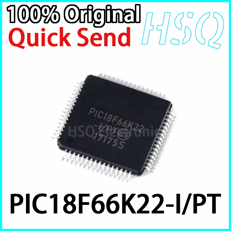 

1PCS PIC18F66K22-I/PT TQFP64 Packaged Microcontroller Chip MCU Chip Original