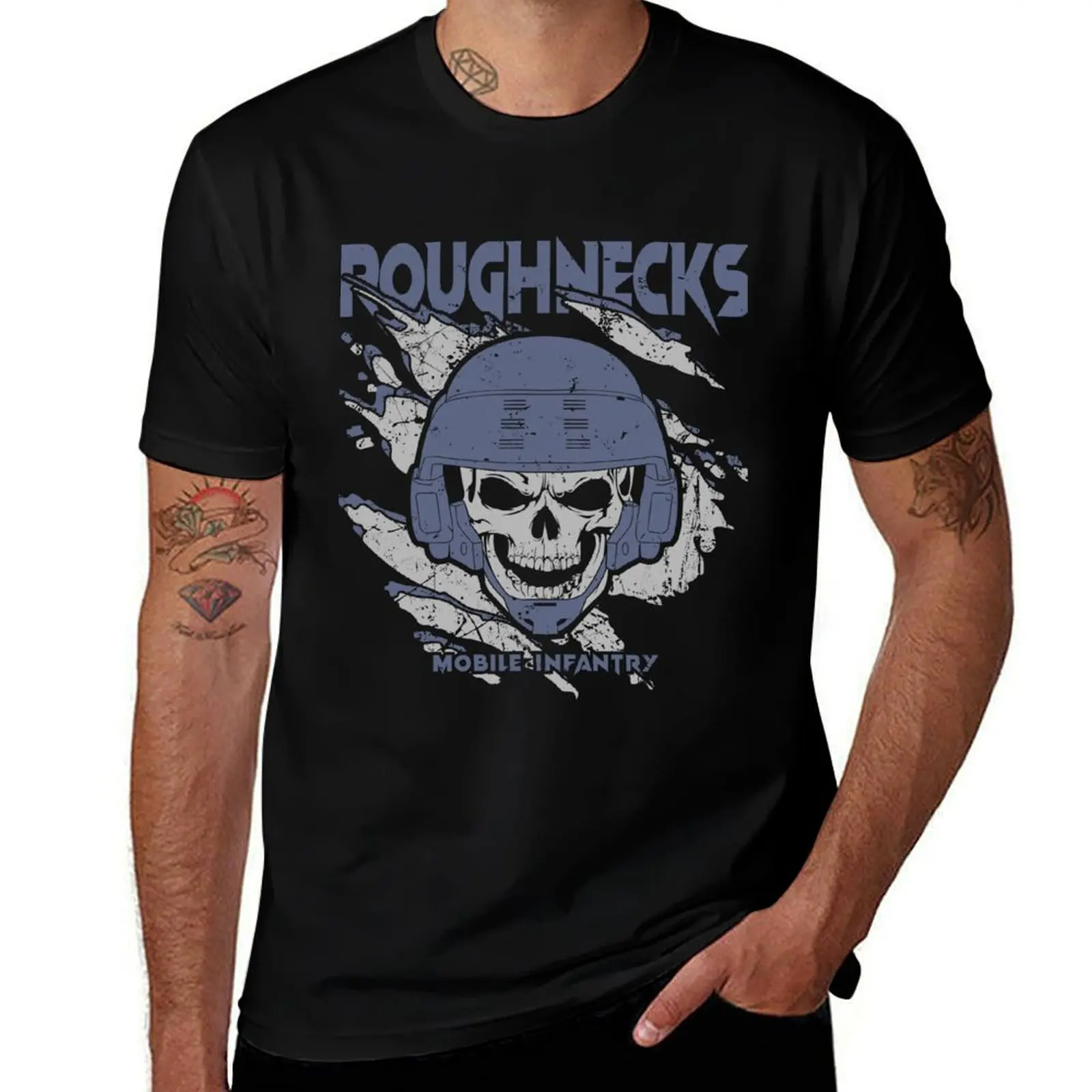 ROUGHNECKS - Футболка SPLAT с модным принтом для мужчин