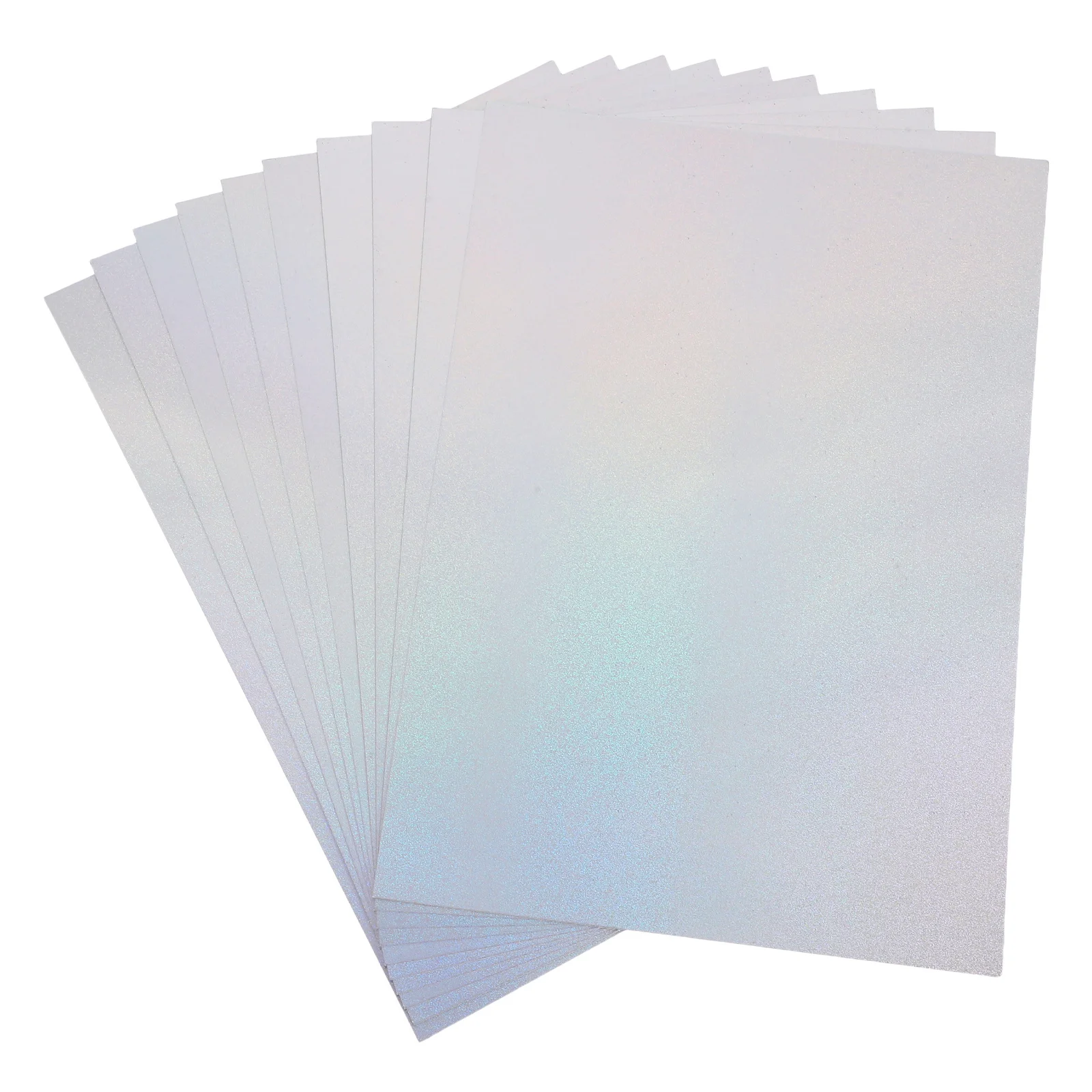

50Pcs Glitter Holographic Craft Paper Thick Metallic Cardstock for DIY Greeting Cards Origami Folding Art Projects Scrapbooking