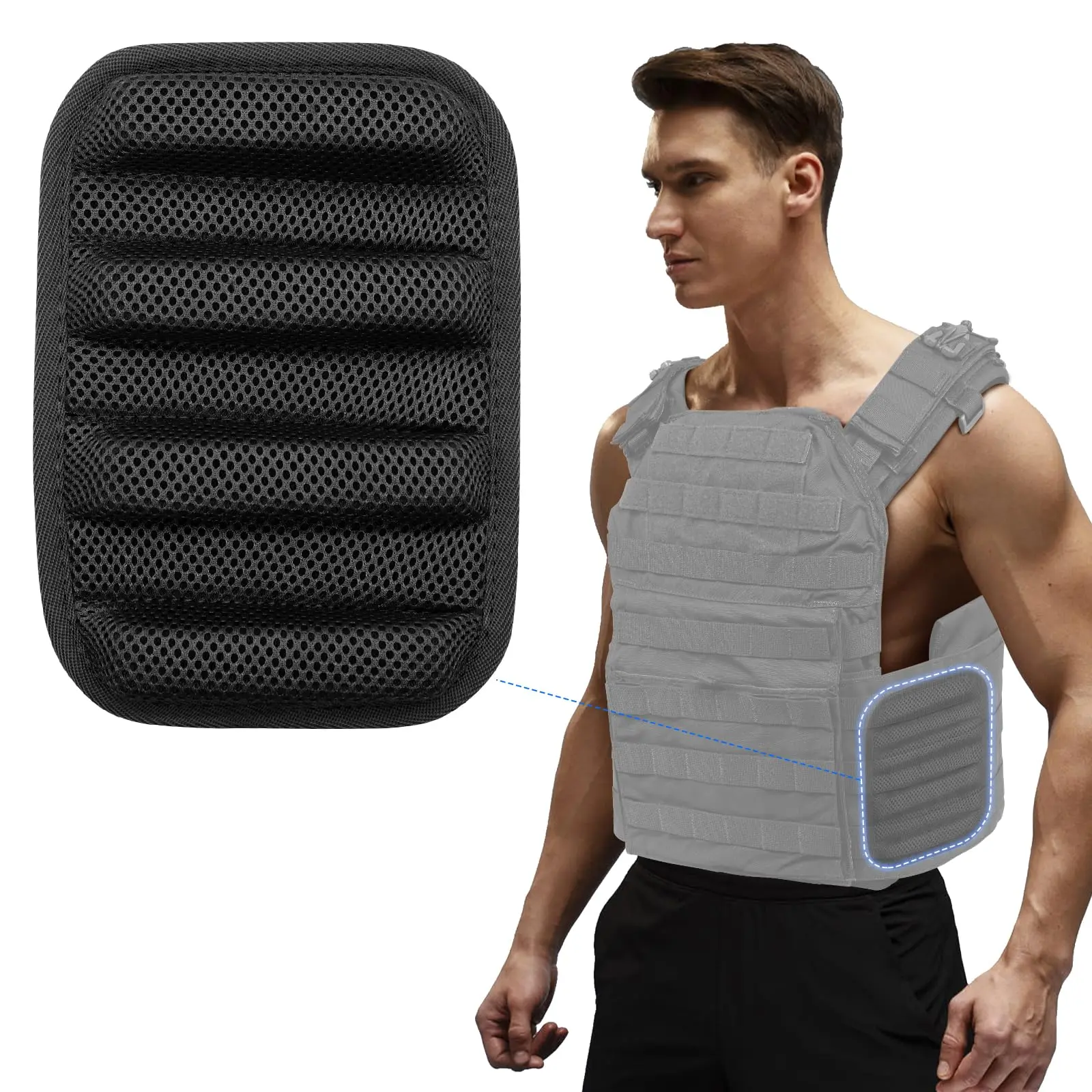 

Tactical Plates Inserts EVA Foam Plate for Vest Backpack Tactical Vest Inner Liner Soft Shock Foam Plate Tactical Vest Accessory