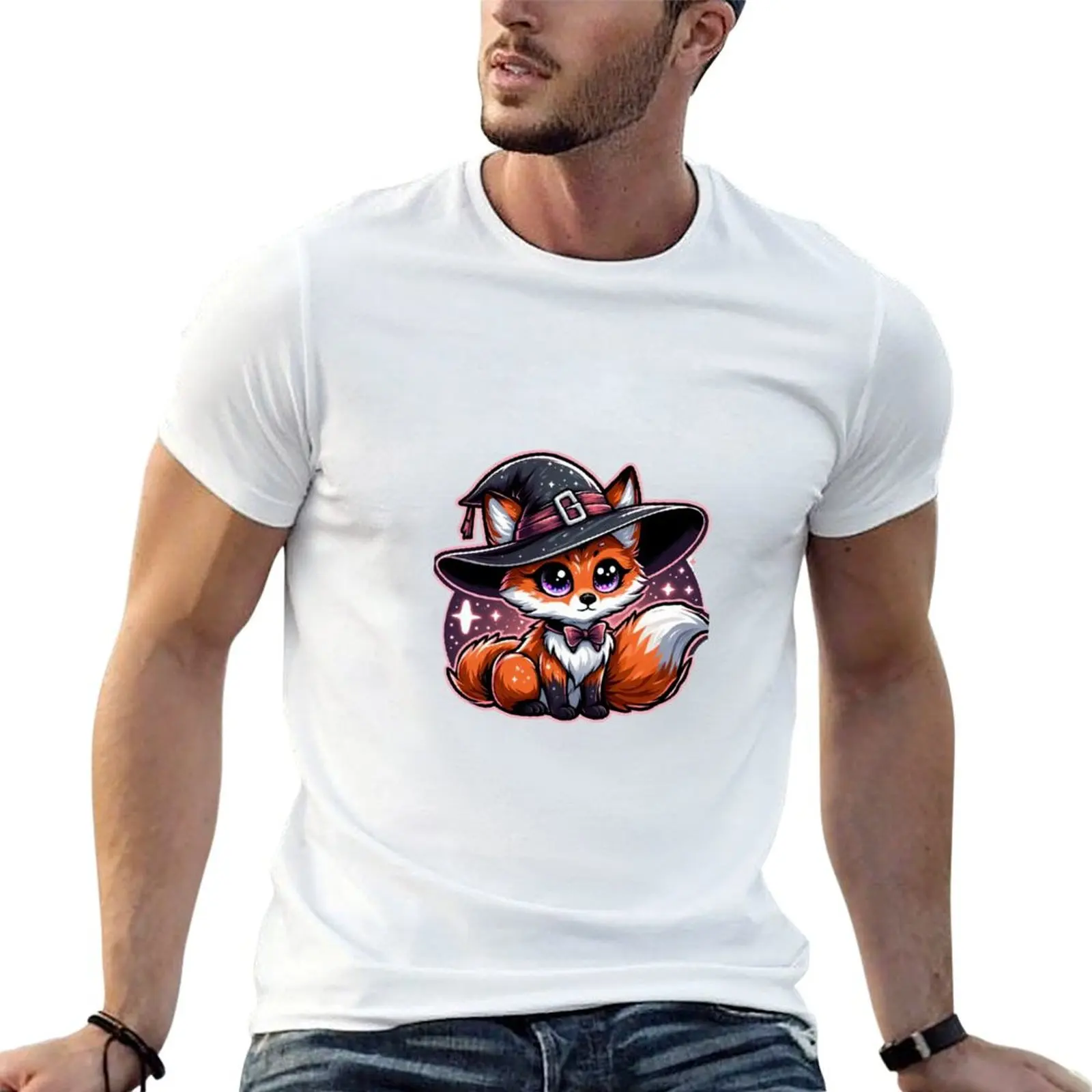 Fox Witch T-Shirt Labor Work Casual T-Shirt