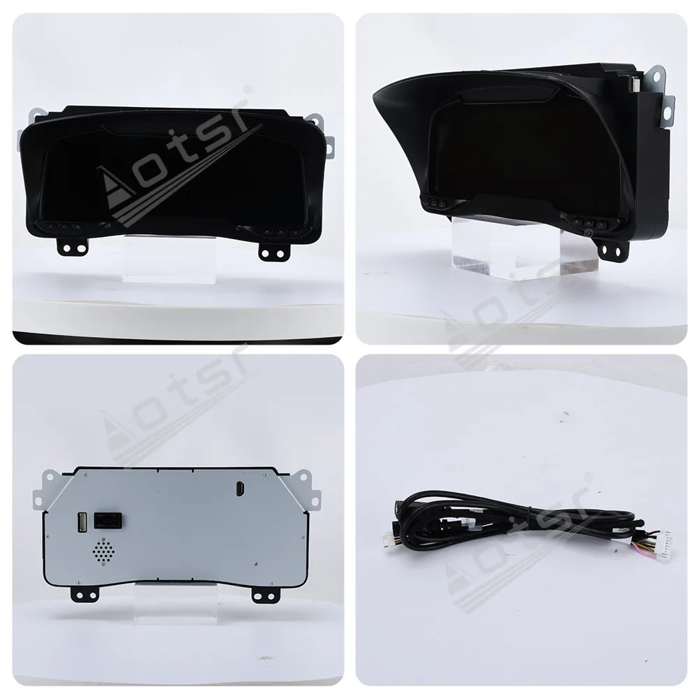 

12,3-дюймовый для Hummer H3 2005 ~ 2010, встроенный Carplay, цифровой дисплей, приборная панель, ЖК-дисплей, стол скорости, автомобильная виртуальная информация