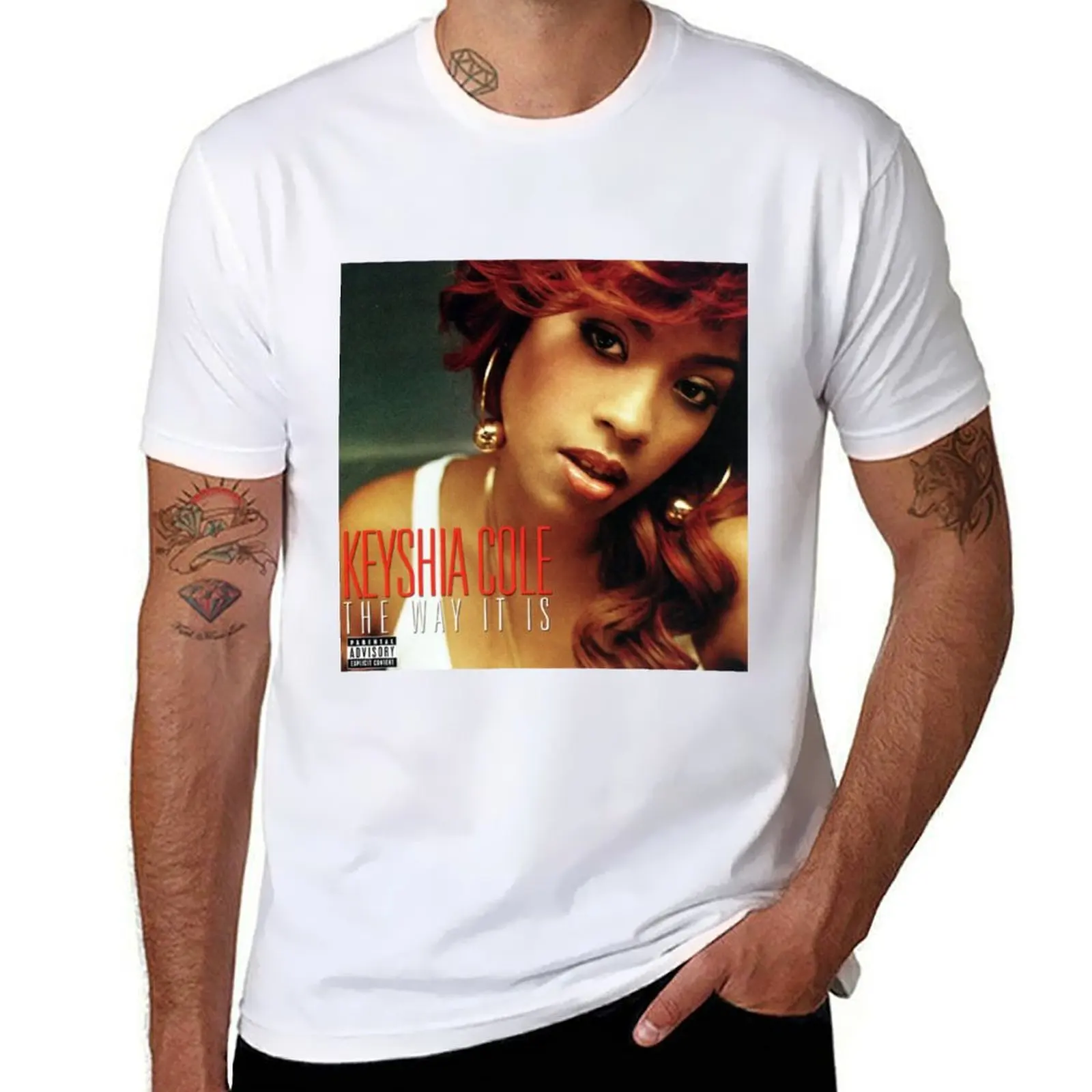 

Keyshia Cole the way it is T-Shirt man t shirts cotton t shirts with prints T-Shirt