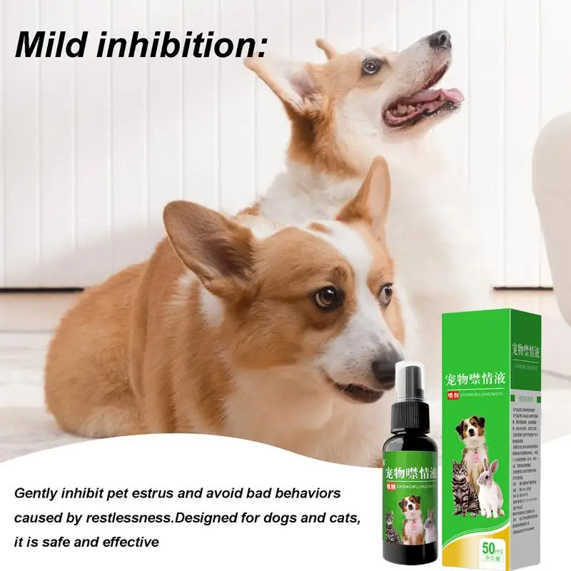 Forbidden Spray For Dog Emotional Control Training Spray 50ml Natural Pet Behavior Corrector Spray Safe Sedative Stress Relief