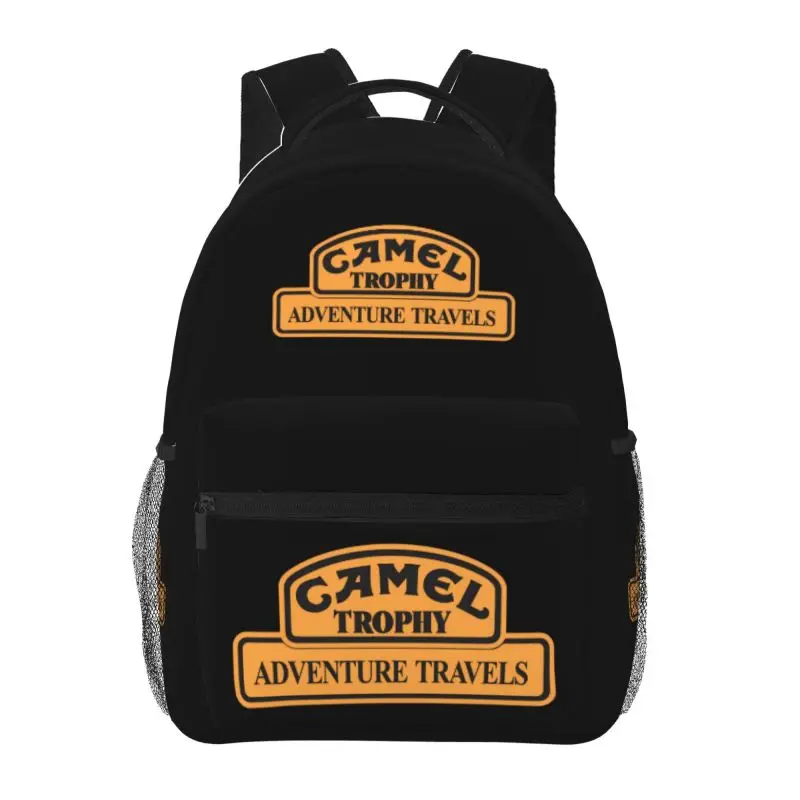Camel Trophy Racing Backpacks Lightweight School Bag Student Bookbag Unisex Laptop Daypacks for Travel Hiking Camping