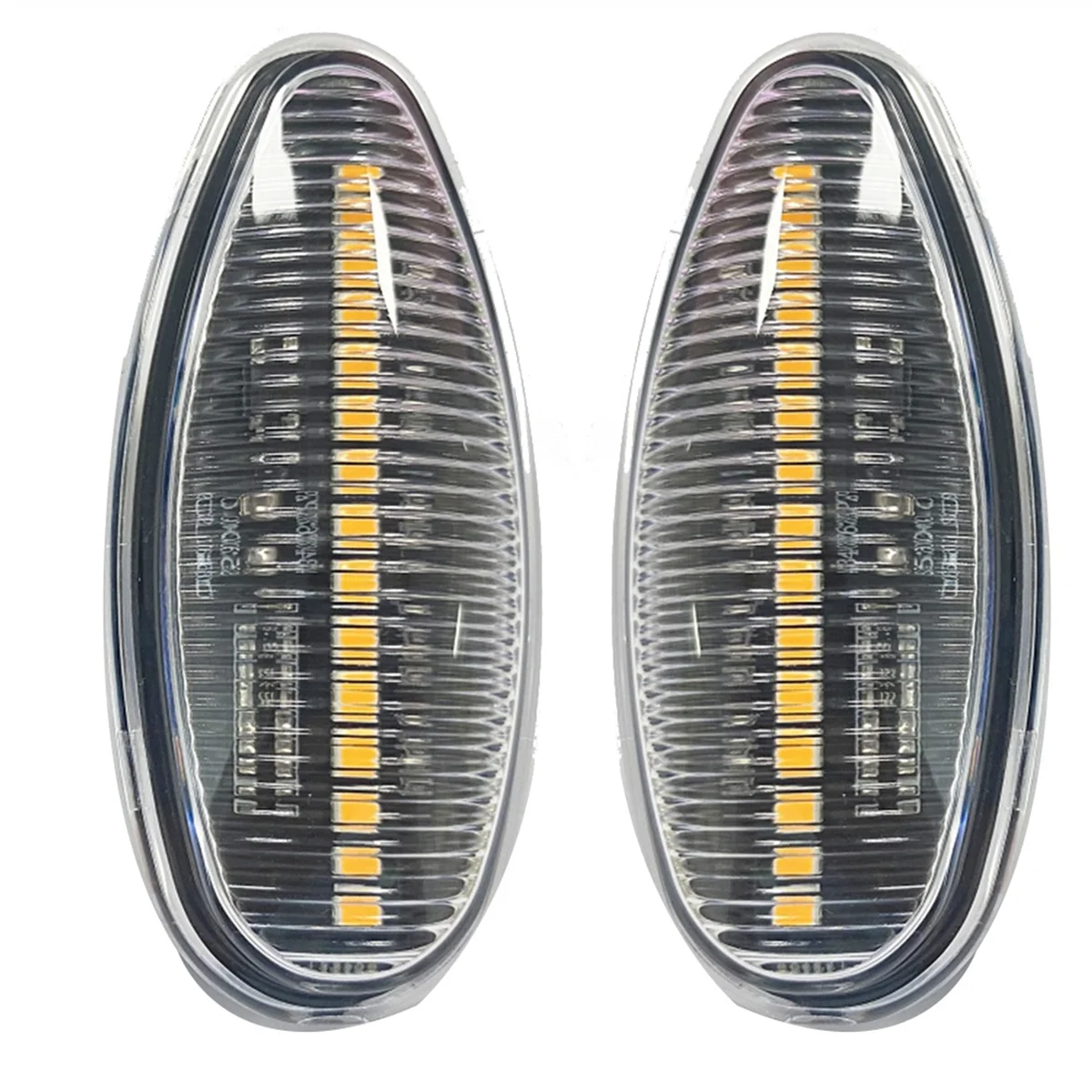 Car LED Front Side Marker Lights Turn Signal Blinker Light for Mk7 Galant MR522027 As Shown