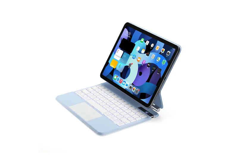 Imagem -02 - Magic Teclado para Funda Ipad Pro 12 Capas 2023 2023 Magic Backlit Teclado para Ipad Pro 129 Capa 2023 2023 Espanhol Coreano