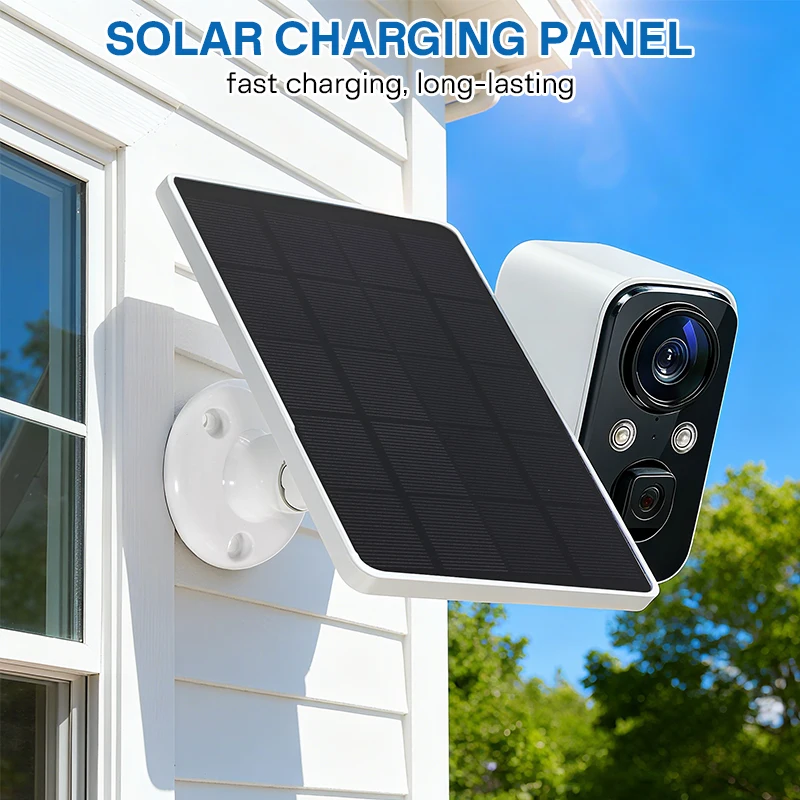 10W 5V Solarpanel Micro Typ-C Outdoor Solarzellen Ladegerät Solarmodule für Überwachungskamera Kleines Heimbeleuchtungssystem