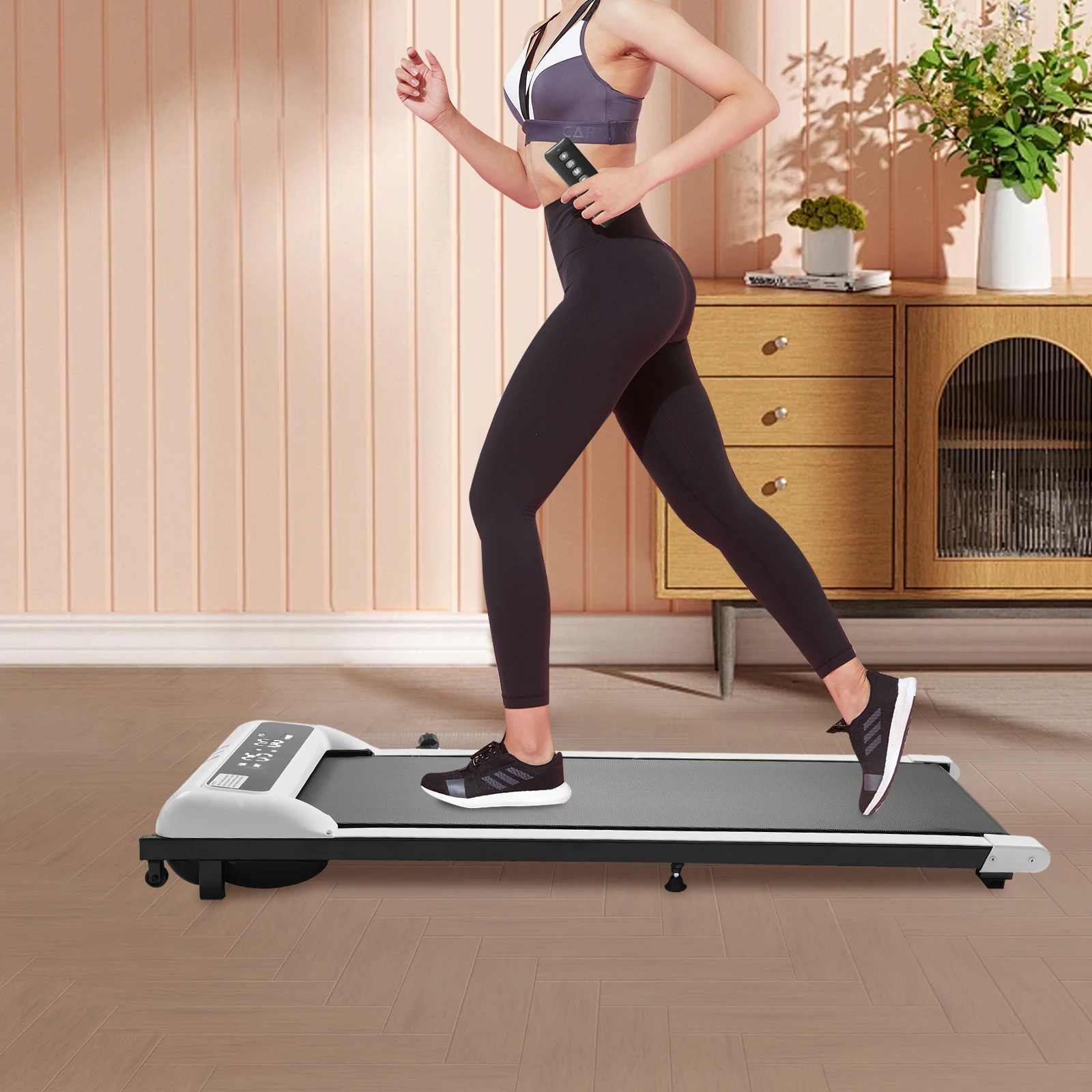 Treadmill,Walking Pad Treadmill with Powerful Load Bearing Capacity 2 in 1 Foldable Treadmill for Home Office Low Noise