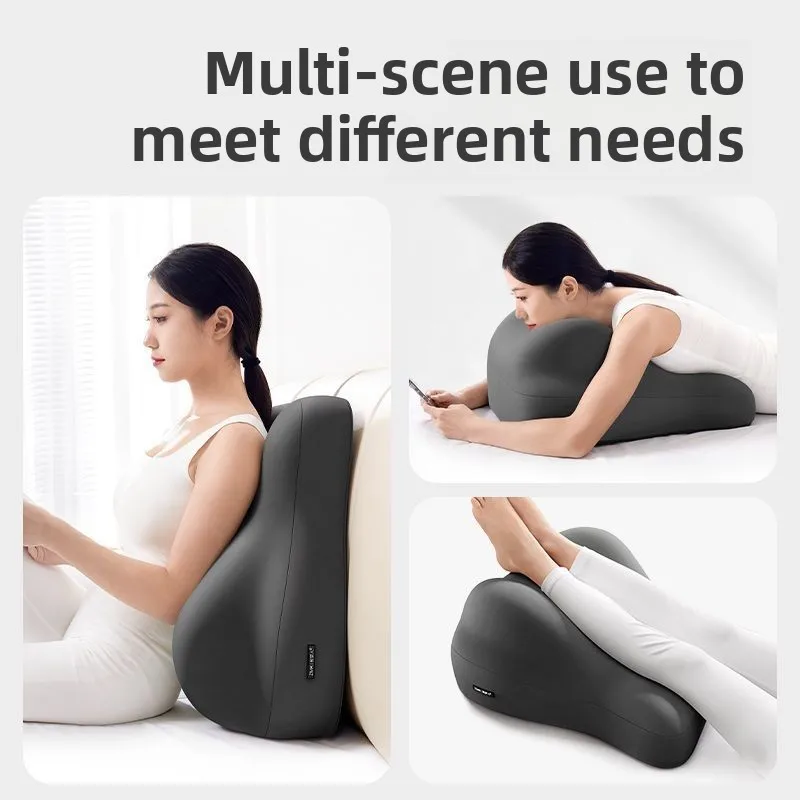 

Thickened Bed Pillow for Stomach Sleeping Hip Elevation Support Cushion with Backrest for Reading Phone Laptop Use Student Car