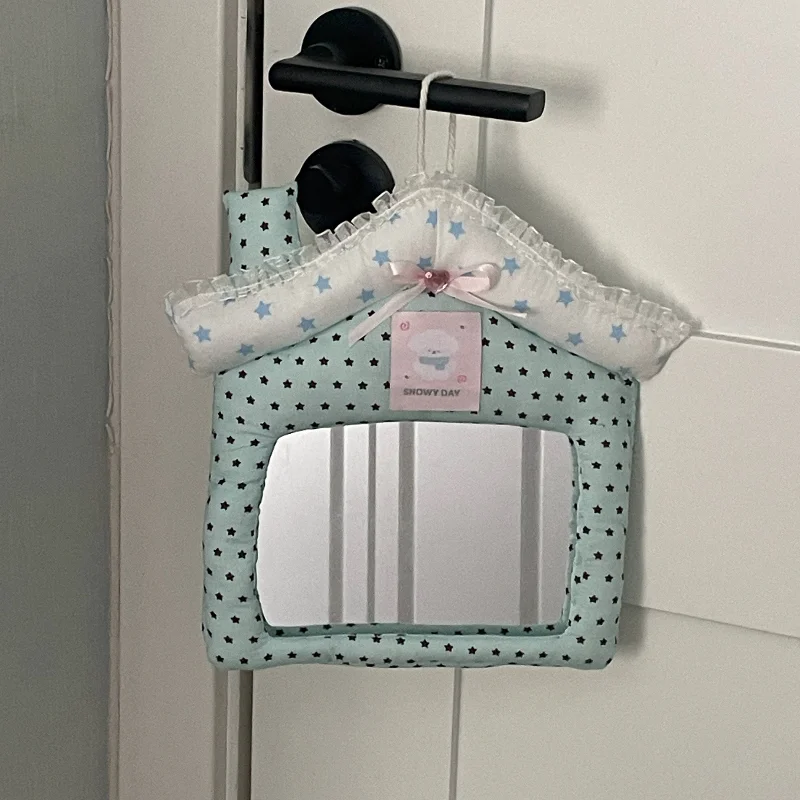 

Personalised Mirror Decor Retro Portable Modern Custom Compact Mini Mirror Decor Bedroom Standing Espelho Living Room Decoration