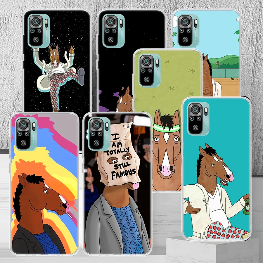 Cartoon B-BoJack Horsemans Phone Case Cover for Xiaomi Redmi 12C 12 10C 10 9C 9 10A 9A 9T 8A 8 7A 7 6A 6 Pro K70 K60 K40 K20 S2