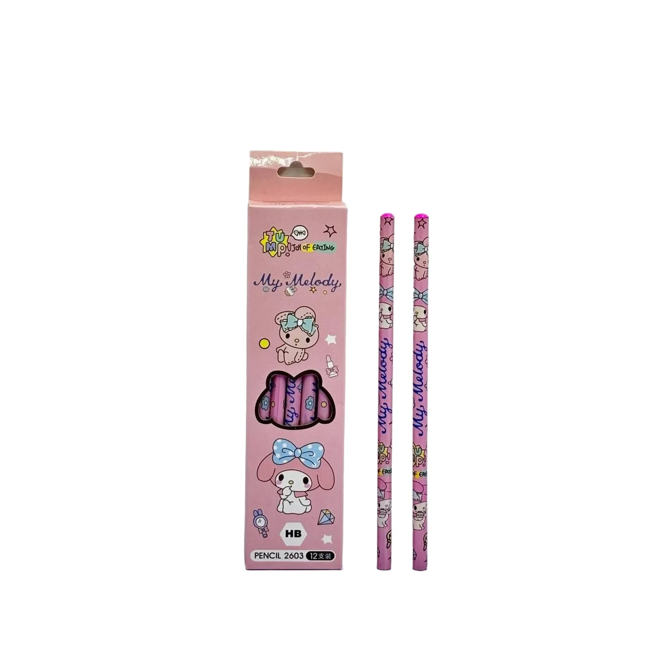 

Kuromi Cinnamoroll My Melody Cartoon Cute Pencils 12 Boxed Primary School Students HB Without Eraser Pencils Kid Gifts Brushes