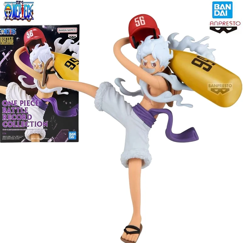 

Original Bandai BANPRESTO BATTLE RECORD COLLECTION BRC One Piece Monkey D. Luffy Gear 5 Anime Action Figure Toy Model Collection