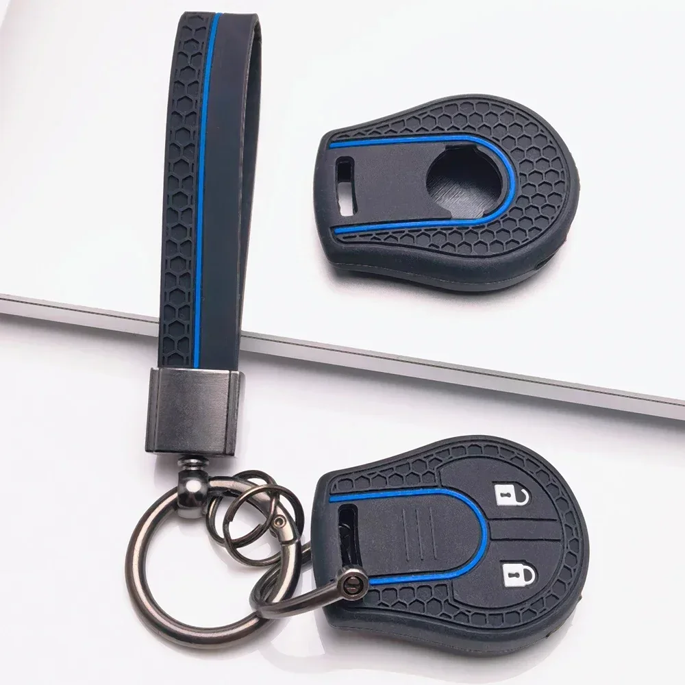 For Nissan Cabstar F24 Micra K12 Navara D40 Note E11 NV200 M20 Pathfinder R51 Qashqai J10 Fob Cover With Buckle Strap Soft Touch
