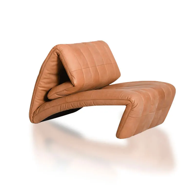 Wuli Nordic Kursi Sofa Single-Seat Santai Kreatif Lipat Melengkung Tinju Malas Sofa Multifungsi Kursi Berbentuk Kursi Baru In
