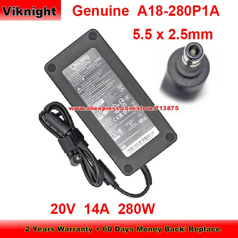 Imagem -01 - Adaptador de Alimentação Genuíno A18280p1a Adaptador ac 20v 14a 280w A280a005p Apto para Chichi Aorus 15x Blackbox Slim 17 pc Professionals 5.5x2.5 mm adaptador de alimentacao genuino a18280p1a adaptador ac 20v 14a 280w a280a005p apto para chichi aorus 15x blackbox slim 17 pc professionals 55x25 mm 01
