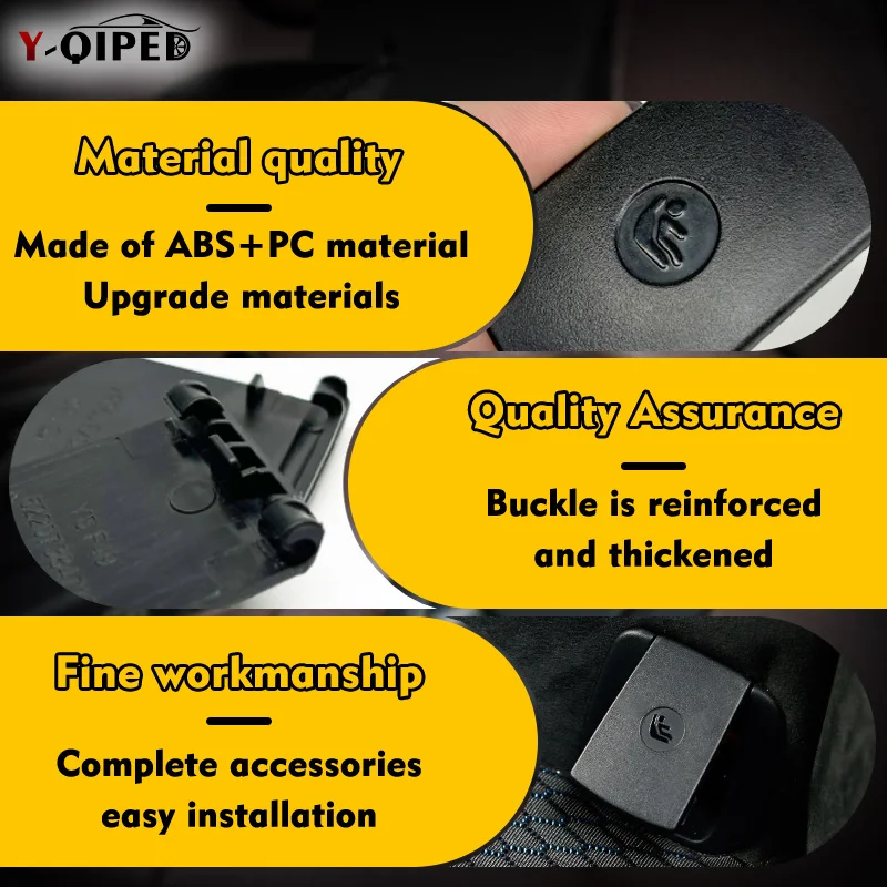 Car Rear Child Seat Safety Fixing ISOFIX Cover for BMW 12 3 X1  Series F45 F48 F49 F39 F30 E84 E90 F35 52207384717