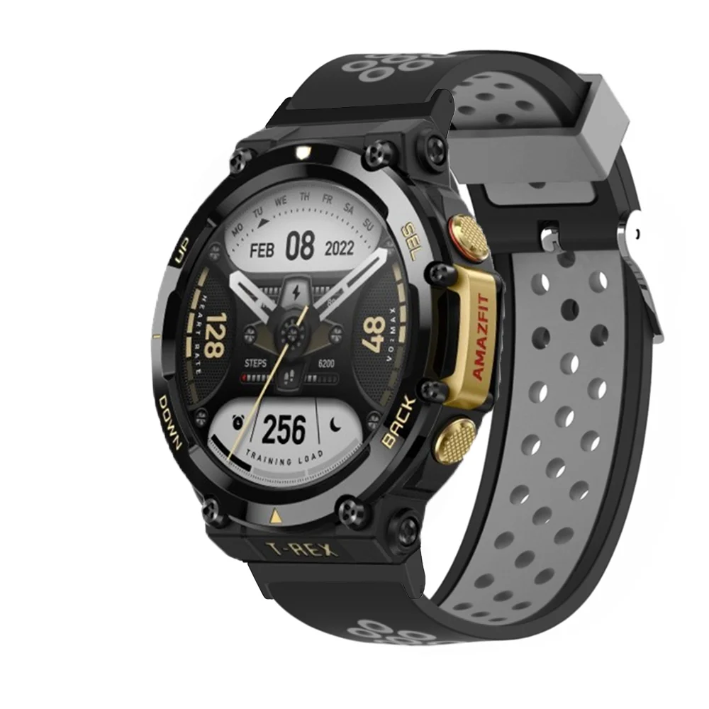 Amazfit-rexおよびCorrexウォッチ用の交換用シリコンストラップ