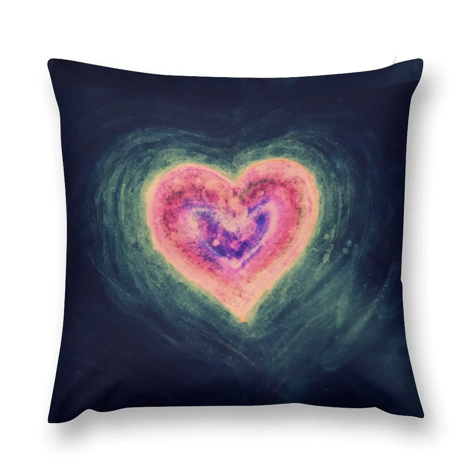 Watermelon-Tourmaline Heart Throw Pillow Christmas Pillow Cases Decorative pillow case ornamental pillows for living room