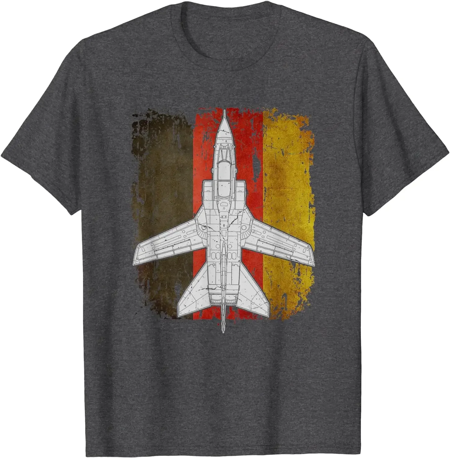 Tornado Luftwaffe Jet Airplane Aircraft Plane German Flag T-Shirt Short Sleeve Casual 100% Cotton Summer Shirts