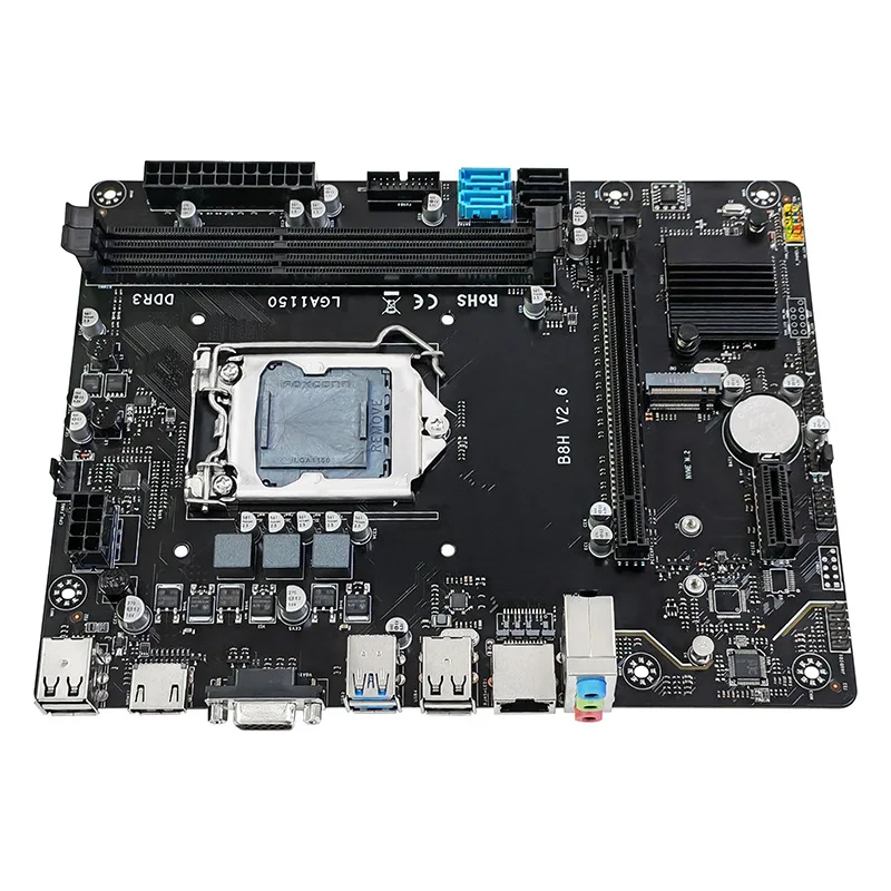 New H81 desktop computer main board LGA 1150 pins DDR3 memory support M.2 solid state i3 4590CPU