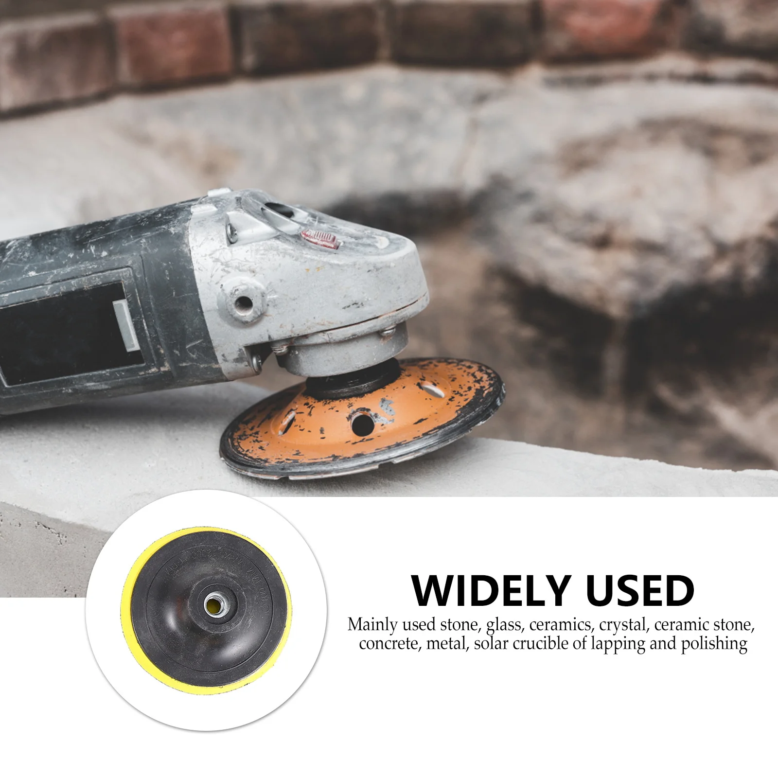 

12Pcs Diamond Polishing Disc Resin Sander Pad Wet Use Granite Marble Concrete Surface Grinding Pad Polishing Disc