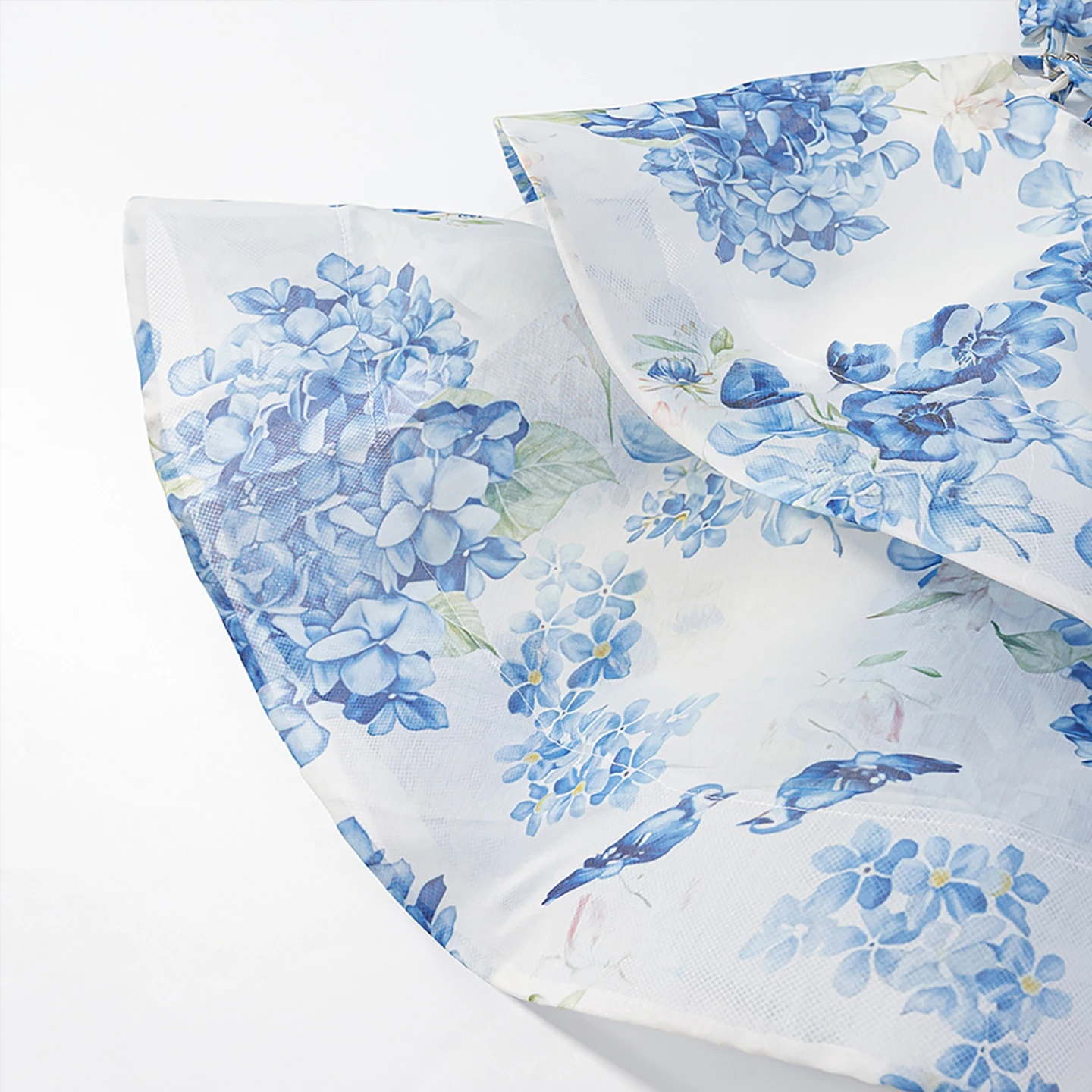 Sexy Floral Hollow out Single oulder Waist Cinched Dr Women's Casual Sle A-Line Skirt Polyester Fiber Daily Wear