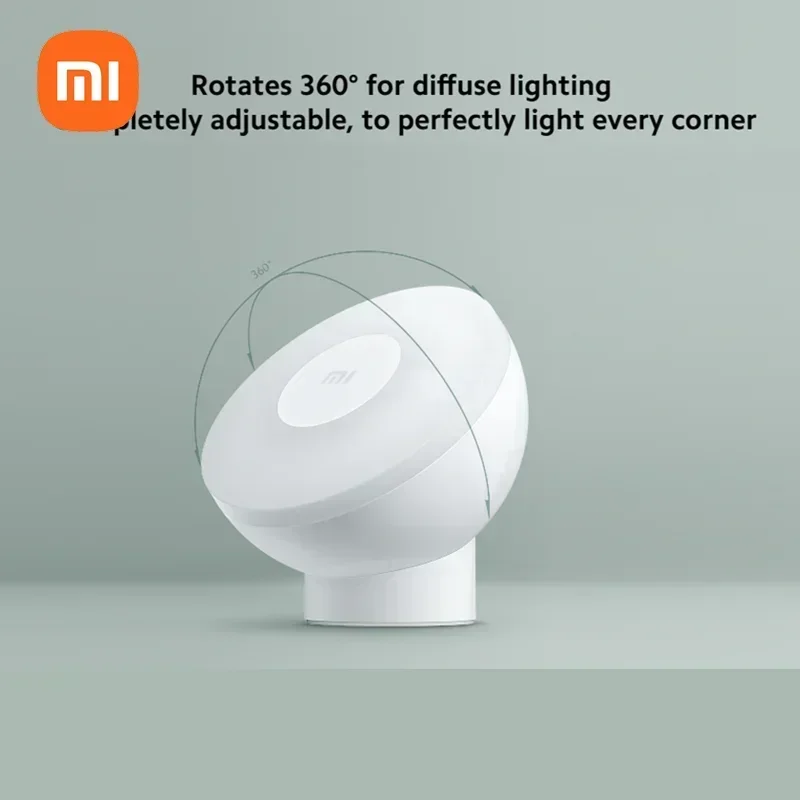 

Светодиодный датчик xiaomi mijia, ночник 2, регулируемая яркость, инфракрасная магнитная основа, интеллектуальный датчик человеческого тела