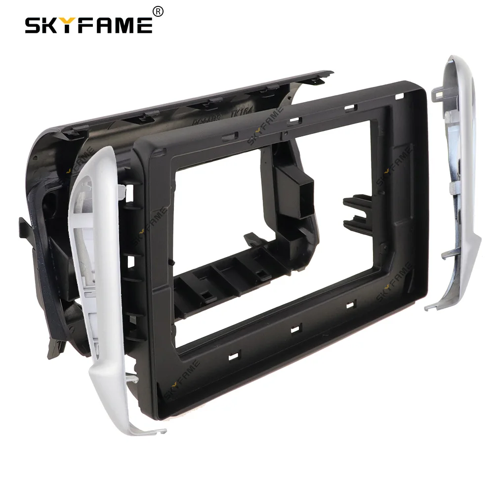 SKYFAME Car Frame Fascia Adapter Canbus Box Decoder Android Dash Fitting Panel Kit For Peugeot 208 2008