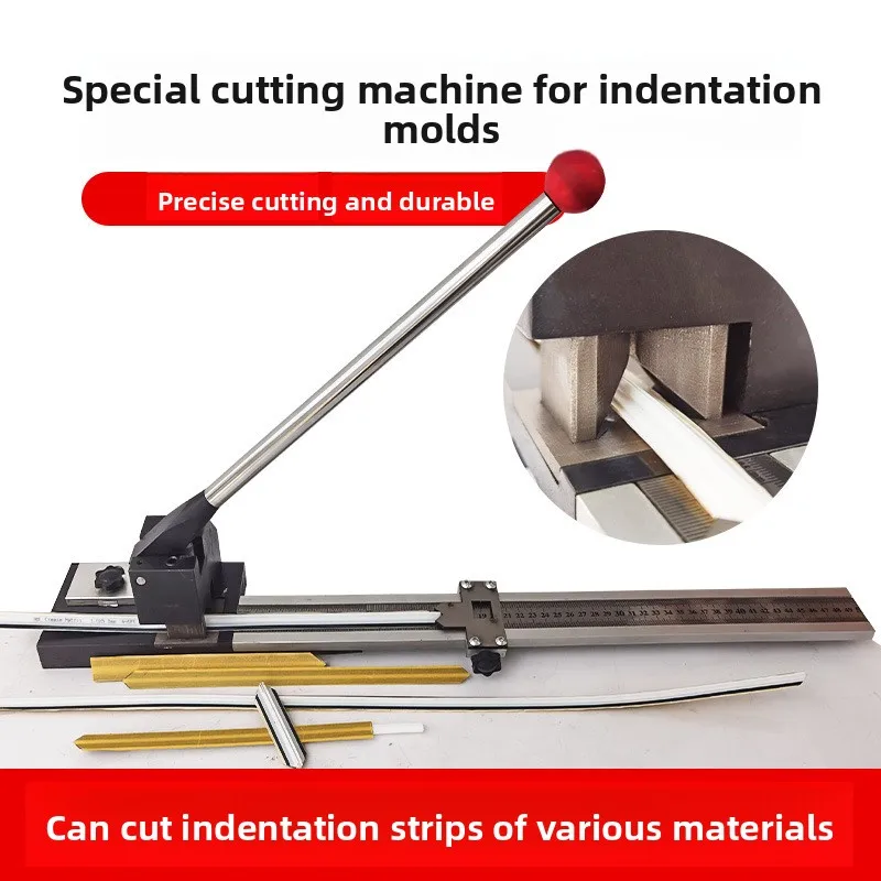 Special Cutting Machine for Indentation Strips, Portable Manual Indentation Mold, Precision Machine for Dark Line Cutting