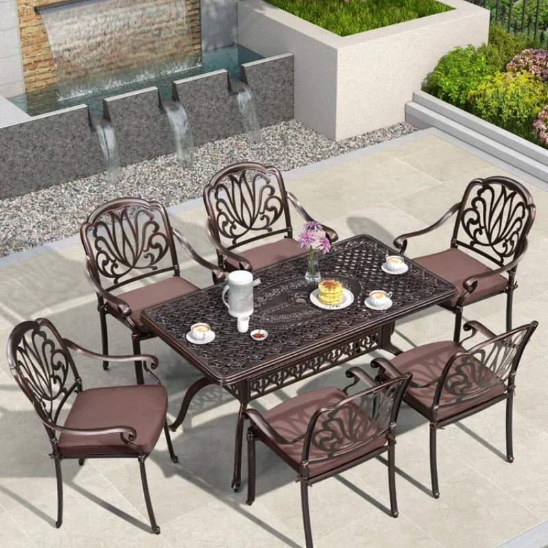 ~Purple Leaf Chair Leisure Five-Piece Garden Furniture Outdoor Chair Patio Furniture patio chair  rattan furniture