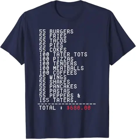 55 Burger 55 Pommes Ich Denke, Du Solltest Weggehen Lustiges T-Shirt Y2k Persönlichkeit Familienparty Kleidung Humor Aufdruck T-Shirt – Detail 12