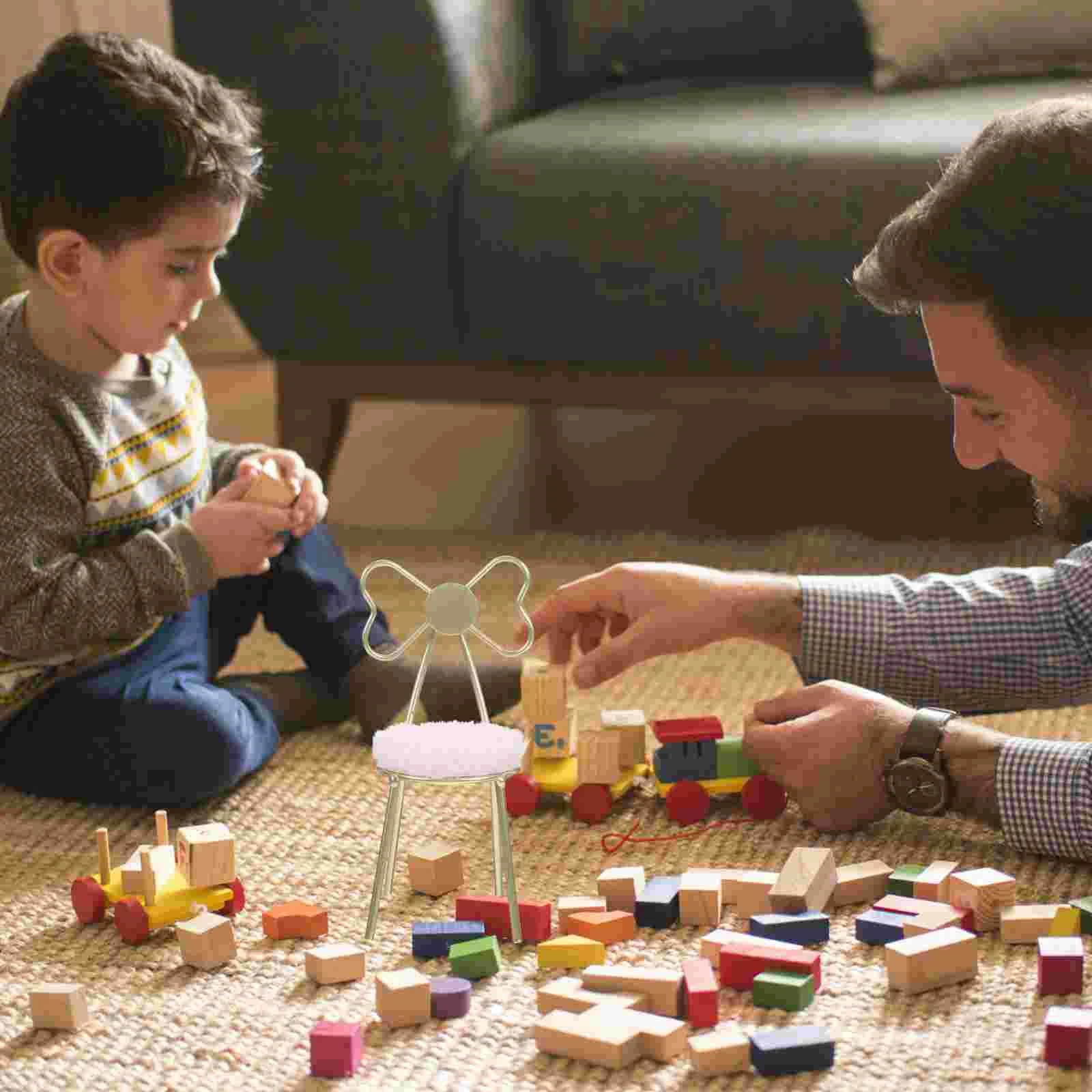 Scale Furniture Dressing Room Chair Dollhouse Model Ornament Miniature Decors