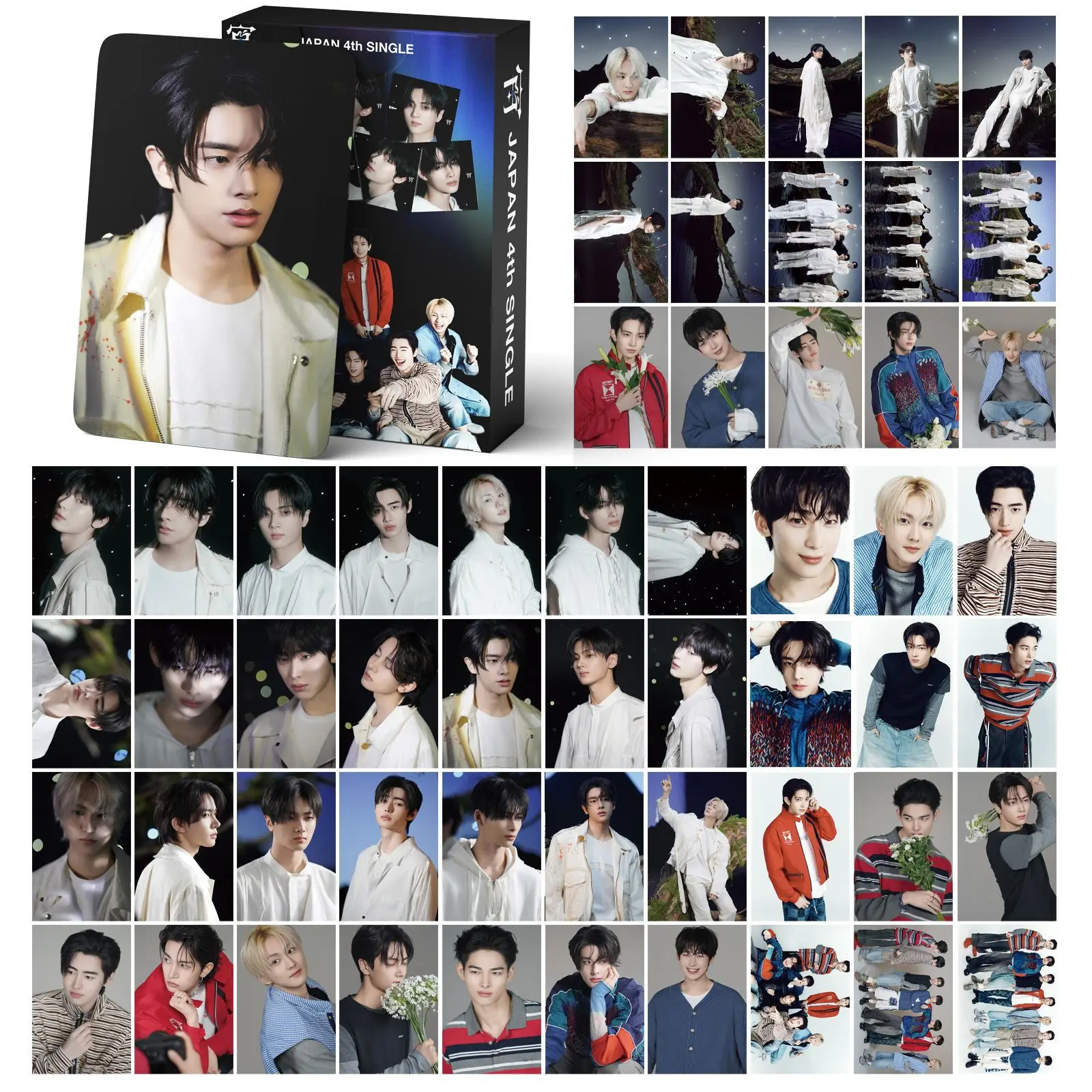55 قطعة من بطاقات الصور EN YOI JAKE JAY HEESEUNG Kpop Merch Lomo مجموعة بطاقات رغبة سيئة: UNLEASH
