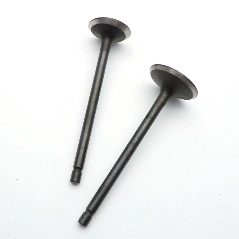 2pcs/set Motorcycle Cylinder Valve Intake Exhaust Valve for GY6 CG WH CB CH JY 50cc 80cc 100cc 110cc 125cc 150cc 139QMB 1P39QMB