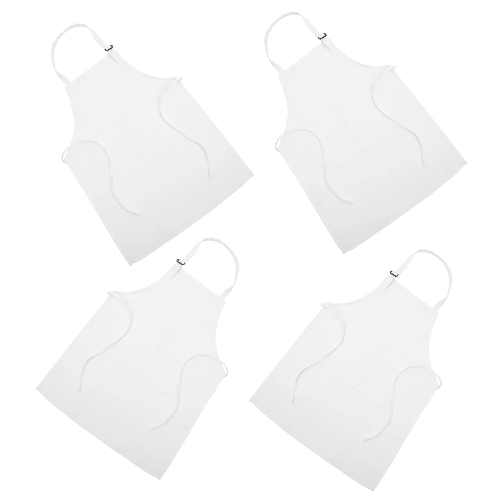 

4Pcs Kids Painting Apron Adjustable Comfortable Polyester Multi-Use Children Apron for Drawing and Craft Kids Supply