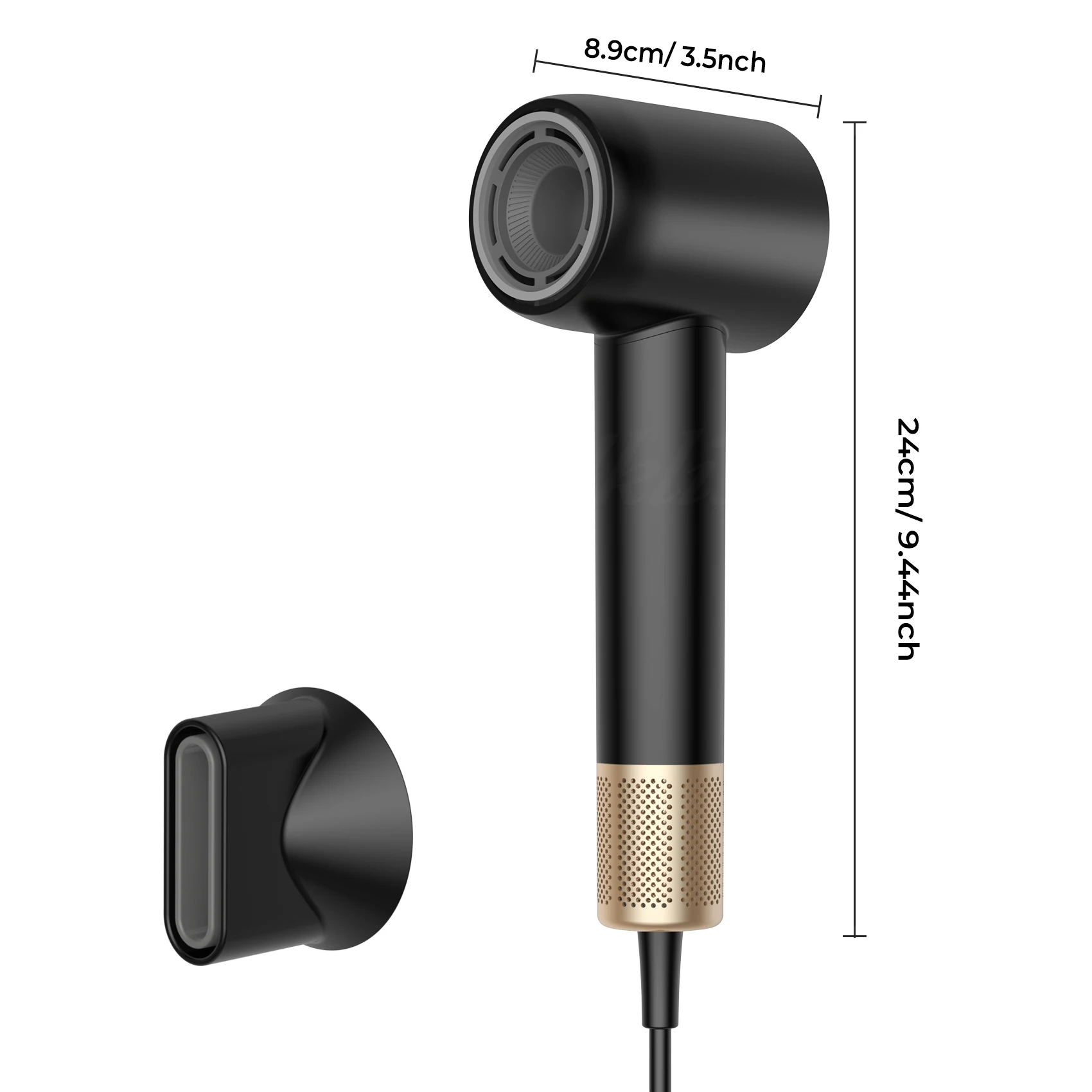 Súper secador de pelo sin hojas, cuidado Personal del cabello, herramienta de iones negativos, secador de pelo eléctrico de anión constante