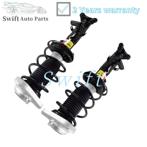 

2 передних левых и правых амортизатора в сборе с амортизаторами для Mercedes W212 W218 CLS63 E63 AMG 6,3L RWD A2123232600 A2183231900